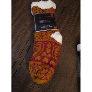 Thermaxx Sherpa Slipper Socks Ultra Soft Acrylic Thick Cushion fits Shoe 4-10